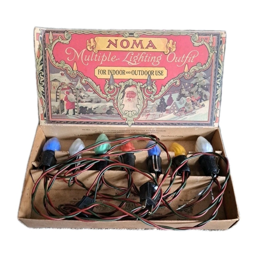 VtgNoma Multiple Lighting Outfit Equipped W/Mazda‎ Lamps In Original Box Tested